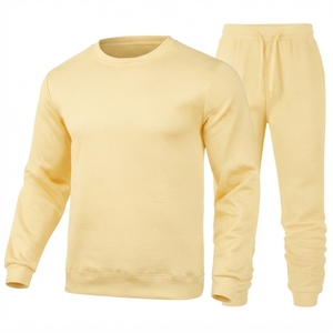 Conjunto de Sudadera y Pantalones Deportivos de Dos Piezas, Cuello Redondo, Manga Larga, Estilo Oversize, Personalizable y de Alta Calidad - Product Image 1