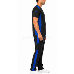 Comfortable Men Scrub Suit <b>Doctor</b> Workwear <b>Set</b> With Breathable Fabric Multiple Utility Movement And Modern Uniform Style - Product Image 5