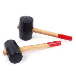 Martillo <span class=keywords><strong>de</strong></span> <span class=keywords><strong>Goma</strong></span> con Mango <span class=keywords><strong>de</strong></span> Madera, Herramienta Manual Duradera y Segura, Martillo <span class=keywords><strong>de</strong></span> Reflejos con Soporte OEM para Trabajos <span class=keywords><strong>de</strong></span> Madera - Product Image 2