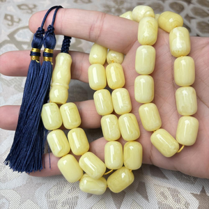 Tasbih musulman en résine époxy de qualité supérieure, fait main, perles de prière islamiques, compteur de Dhikr religieux, design de chapelet de luxe - Product Image 6