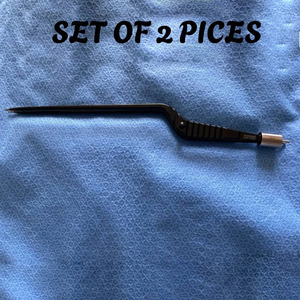 JAMSO INDUSTRIES Pince bipolaire à baïonnette antiadhésive, pointe de 0,7 mm, taille personnalisée, lot de 2, outil chirurgical certifié CE - Product Image 5