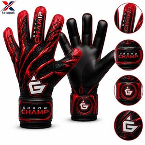 Gants de gardien de but unisexes pour adultes, en cuir PU, protection des doigts et du pouce, fermeture auto-agrippante, vente en gros - Product Image 1