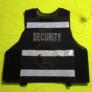 Chaleco de Seguridad Negro de Alta Visibilidad, Ropa de Seguridad Reflectante, Chaleco de Seguridad Comunitaria, Uniforme de Guardia de Seguridad, Chaleco Táctico - Product Image 2