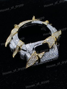 Iced Out VVS Moissanite Diamond <b>Watch</b> Bezel 6900 Series Round Dial <b>Case</b> <b>Watch</b> <b>Case</b> - Product Image 4