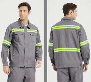 ชุดช่าง ชุดก่อสร้าง ชุดทำงานนิรภัย สะท้อนแสง ออกแบบเองได้ ชุดทำงานผู้ชาย - Product Image 5