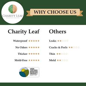 Ciotola Monouso Quadrata in Foglia di Palma Naturale da 6 Pollici - Product Image 3