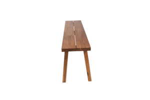 Banco de Madera Natural Diseñado con Estructura Simple y Marco Resistente para Jardín, Patio y Entrada - Product Image 5