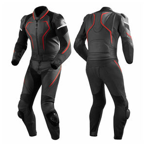 Ropa de motocicleta transpirable, a prueba de viento y de secado rápido para adultos, chaquetas de motocicleta de cuero genuino de alta calidad. - Product Image 2