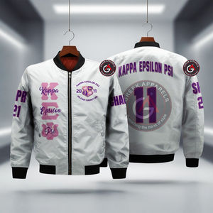 Ropa de calle cortavientos para hombre con impresión de logotipo personalizado chaquetas de chándal de poliéster 100% de color personalizado cortavientos con cremallera completa - Product Image 1