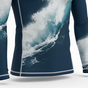 Camiseta Deportiva de Compresión Personalizada Unisex de Manga Larga, para BJJ, MMA, Jiu Jitsu, Grappling, Entrenamiento No Gi, de Secado Rápido - Product Image 6