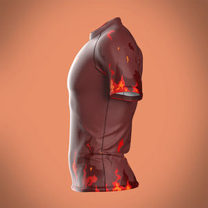 Personnalisez votre propre logo sur un rashguard à manches courtes sublimé, rashguard MMA, rashguard BJJ, t-shirt de compression, rashguard MMA pour hommes - Product Image 3