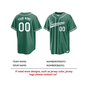 Nouveau style de maillot de baseball unisexe, maillot d'équipe personnalisé, broderie 3D, tissu en maille, sublimation intégrale, respirant, léger - Product Image 4