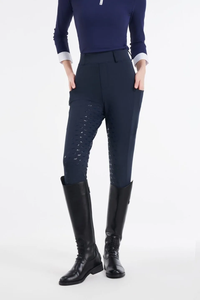 Pantalones de equitación de verano con bolsillos, antideslizantes de silicona, ajustados, transpirables, para mujer - Product Image 4