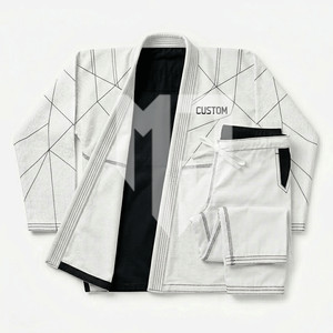 Kimono de Jiu-Jitsu pour hommes, en coton premium, coutures renforcées, léger, durable, uniforme d'arts martiaux - Product Image 5