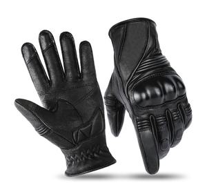 Guantes de carreras personalizados para hombre de cuero transpirable para moto de cross guantes para absorber la humedad y ciclismo para motocross y carreras - Product Image 1
