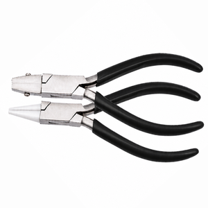 Tapered Baguette Cut Pliers Stainless Steel Jewelry Setting Tool For DIY <b>Craft</b> Beading <b>Wire</b> Shaping Non Marring Jaw - Product Image 6