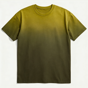 เสื้อยืดคอตตอนผู้ชายทรงหลวม คอโอ ป้องกันรอยยับ ระบายอากาศดี  รับสกรีนโลโก้ สีพื้น ลำลอง ใส่ได้ทั้งในและนอกบ้าน เป็นมิตรต่อสิ่งแวดล้อม - Product Image 4