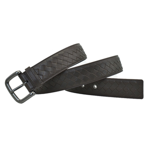 Cinturón de Cuero Genuino Hecho a Mano para Hombre, Estilo Retro, Casual, con Hebilla de Cobre, Alta Calidad, Longitud Personalizable - Product Image 2