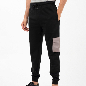 Custom Logo Print Casual <b>Men's</b> Winter Joggers with Elastic Waist 100% Polyester Quick Dry & Breathable - Product Image 6