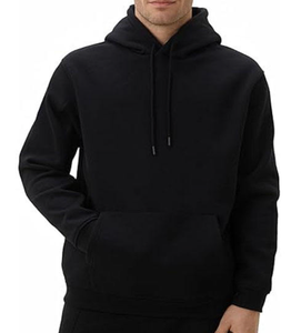 Sweat-shirt à capuche en coton mélangé, coupe classique, poids lourd, unisexe. - Product Image 4