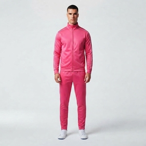 Traje Deportivo Cortavientos Ligero Personalizado para Hombre, Chaqueta Tejida de Dos Piezas y Pantalones Deportivos - Product Image 5