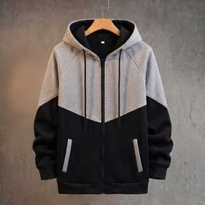 Mens Fleece Training Outfit Long Sleeve <b>Sweat</b> <b>Top</b> with Comfortable Jogger Bottom for Active Daily Routine - Product Image 5