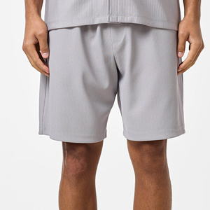 Shorts en coton tissé haute visibilité avec logo brodé personnalisé et poches - Product Image 6