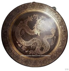 Grossiste professionnel de gong de méditation de vague profonde fait à la main en bronze de haute qualité pour gong et cymbales - Product Image 1