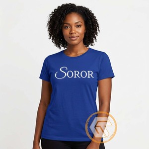 เสื้อยืดสตรี Zeta Phi Beta Sorority ของ GREEK TREASURES ผ้าเจอร์ซีย์เนื้อแน่น ปักโลโก้ สวมใส่สบาย คุณภาพสูง ระบายอากาศได้ดี ผลิตจากผ้าฝ้าย 100% - Product Image 2