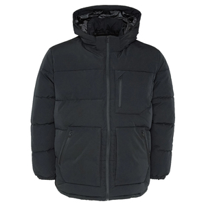 Chaqueta Acolchada con Capucha Negra para Hombre, Marca Curry Sports, Cierre Estándar, Abrigo de Invierno Informal, Impermeable, Cálido, de Alta Calidad - Product Image 6