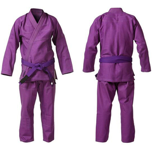 Kimono de BJJ Negro, 100% Algodón, Corte Holgado, Unisex para Adultos, Ropa de Artes Marciales Duradera y Transpirable con Cinturón Blanco, 480g, En Stock - Product Image 5