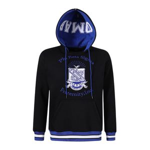 เสื้อฮู้ด Phi Beta Sigma สีดำสำหรับผู้ชาย ทรงพอดีตัว ผ้าพรีเมียม เสื้อผ้าสำหรับชมรมกรีก สวมใส่สบายในชีวิตประจำวัน - Product Image 3