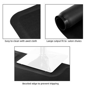 Tappetino Antiscivolo Nero Anti-Invecchiamento 3x 4x1/2'' per Saloni di Bellezza, Forniture e Accessori per Hotel - Product Image 3