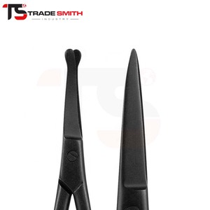 Ciseaux à barbe et à moustache en acier inoxydable TSI, instrument de toilettage aiguisé pour une coupe contrôlée et un coiffage propre des poils du visage - Product Image 3
