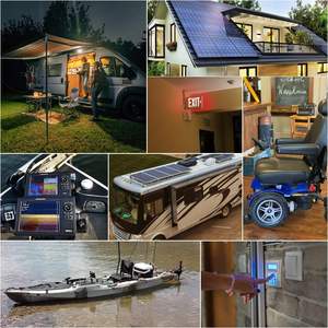 가정 에너지 저장 태양계 12V <span class=keywords><strong>6Ah</strong></span> Lifepo4 리튬 배터리 IP65 - Product Image 3