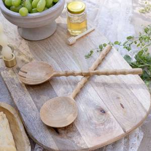 Ustensiles de cuisine écologiques faits à la main, tendance, très vendus, cuillères en bois naturel, article indispensable - Product Image 5