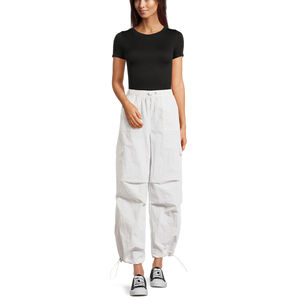 Pantalones Cargo de Paracaídas Vintage Personalizados en Oferta, Pantalones Cargo Holgados de Cintura Baja para Mujer con Bolsillo Lateral - Product Image 1