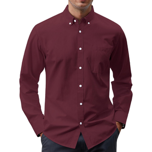 Camisa de Vestir Ejecutiva para Hombre con Cuello Extendido Color Azul Hielo, Manga Larga, Algodón Fino, Corte Entallado, Camisas Formales de Alta Calidad - Product Image 3