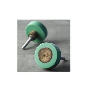 100% Handmade Drawer Knob <b>Large</b> Size Custom Manufacturer Furniture Handle Knob Wood Resin Knob Wholesale Supply - Product Image 2
