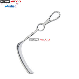 Retractor Doyen con Hoja Curva Ancha, Instrumento Quirúrgico para Procedimientos Abdominales, Acero Inoxidable de Grado Médico - Product Image 5