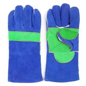 Guantes de Soldadura de Cuero Reforzado de Alta Resistencia, Venta al por Mayor, Protección de Seguridad para las Manos de los Soldadores - Product Image 4