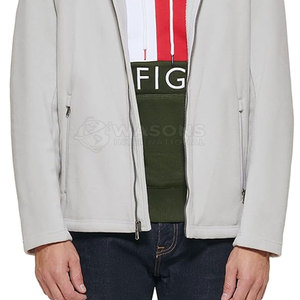 Chaqueta de Forro Polar Casual para Hombre, Tejido Suave, Uso Diario, Ropa de Otoño e Invierno, Chaqueta de Forro Polar con Cuello Alto - Product Image 4