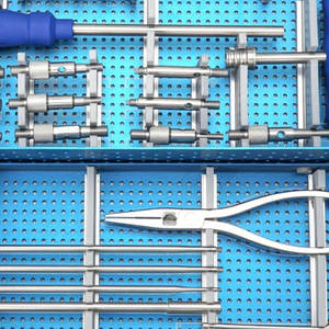 Juego de Herramientas de Cirugía Ortopédica, Kit de Instrumentos para Fragmentos Pequeños y Grandes con Pinzas, Material de Acero, CE ISO, por Grip Surgical - Product Image 3