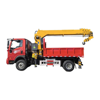 Grue télescopique de 8 tonnes, manipulateur radiocommandé, montée sur camion