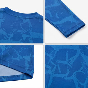 Camisa de pesca de manga larga con botones y logotipo personalizado para hombre, protección solar UPF 50+, secado rápido, 100% poliéster, ligera, con bolsillos. - Product Image 6