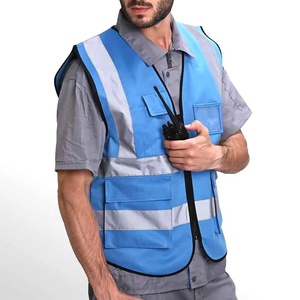 Alta visibilidad Hi Vis Seguridad en el trabajo Ropa reflectante Poliéster Algodón Chaleco reflectante Chaqueta Tira Para seguridad personal - Product Image 3