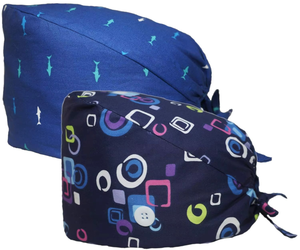 Breathable Cotton <b>Scrub</b> <b>Caps</b> For Dental Medical And Surgical Staff With Adjustable Tie And Comfortable All Day Wear - Product Image 3