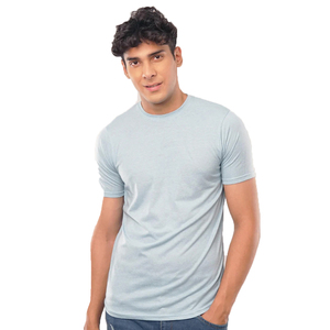 T-shirts pour hommes en coton surdimensionnés, grande taille, avec logo graphique personnalisé, couleur unie, épaules tombantes, impression numérique - Product Image 3
