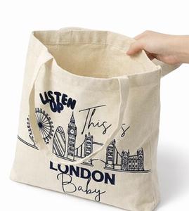 Bolsa de Compras de Algodón con Asa Larga, Nueva Moda, Estilo Moderno, Bolsa de Compras de Algodón con Asa Larga de la Mejor Calidad - Product Image 5