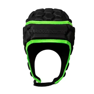 Casco de diseño suave para rugby y fútbol, accesorio para la cabeza, venta al por mayor - Product Image 1